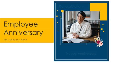 Employee Anniversary Image With Presentation Graphics Presentation