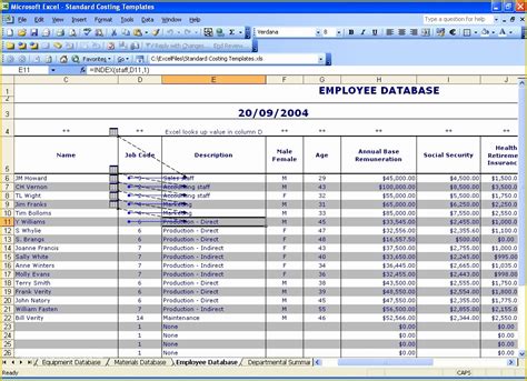 Employee Database Excel Template Free Of Employee Database Manager