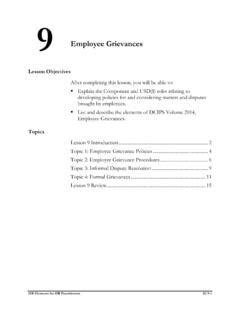 Employee Grievances - U.S. Department of Defense