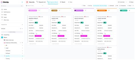Employee Onboarding Template by ClickUp™