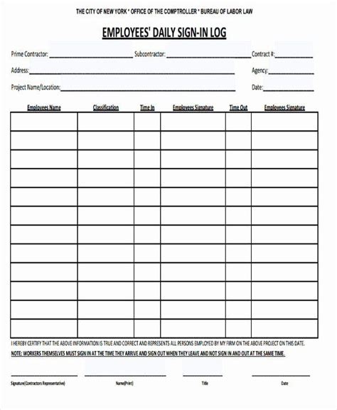 Employee Performance Log Template Beautiful 24 Time Log Samples