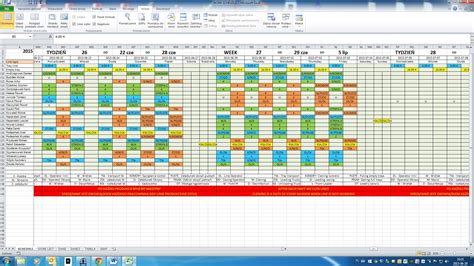 Employee Scheduling Excel Template DocTemplates