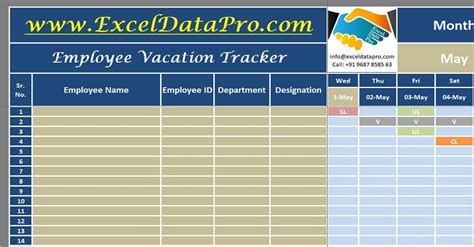 Employee Vacation Tracker Form How to create an Employee Vacation