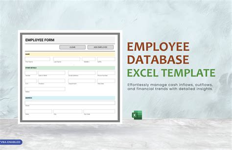 Employee database management template Database management, Excel templates, Data map