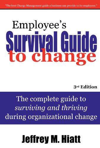Employee s survival guide to change the complete guide to. - Cavalletto toro serie 300 manuale delle parti.