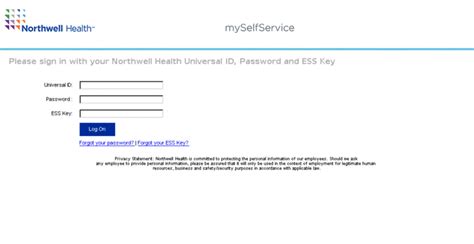 Employee self service login northwell. To access pay stubs via the Sobeys Employee Self Service web portal, log in with User ID (i.e., employee number) and Password at ess.sobeys.com/irj/portal. Once logged in, choose M... 