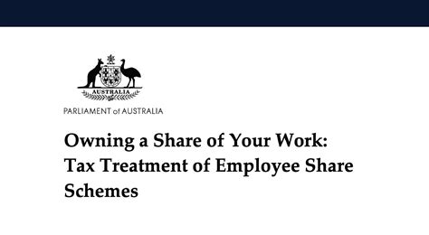 Employee share scheme statement Australian Taxation …