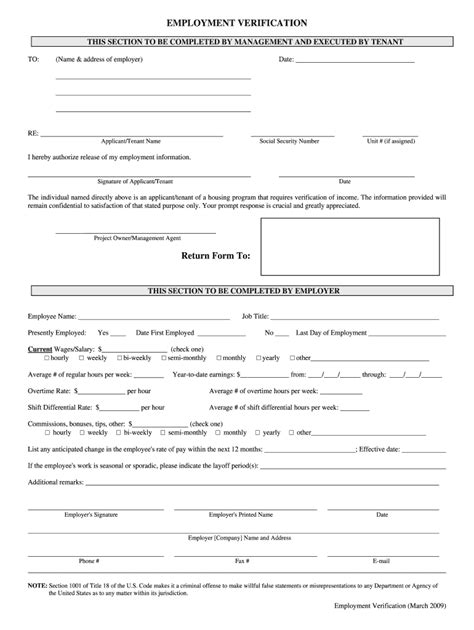 Employment Verification Form Attachment I 3 Fill Out and Sign