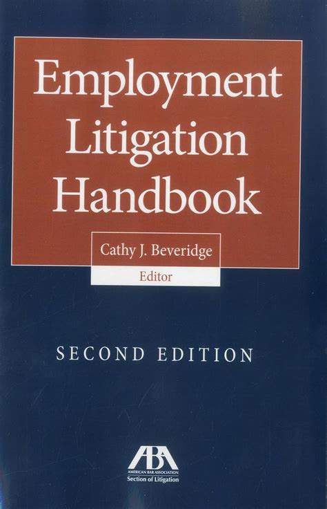 Employment litigation handbook by cathy beveridge. - Citizen alarm chronograph wr100 user manual.