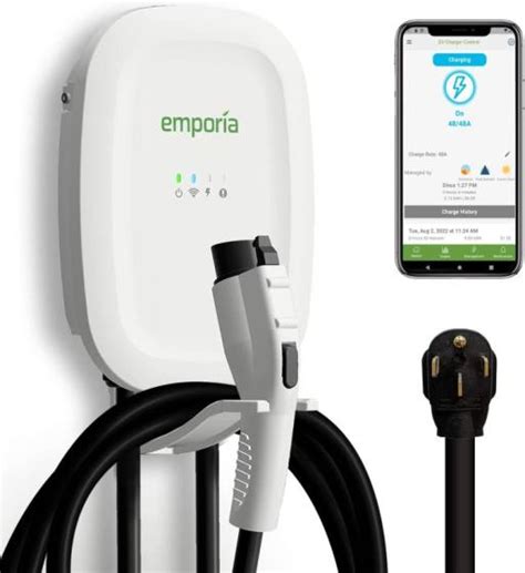 Emporia Level 2 Electric Vehicle (EV) Charger 48 Amp / 11.5kW