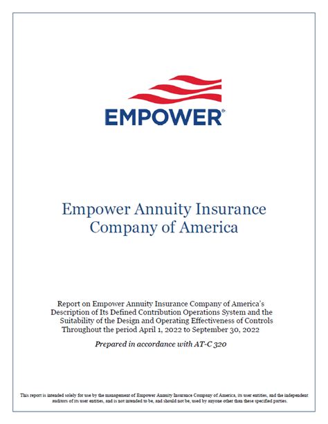 Empower Annuity Insurance Company Of America Address