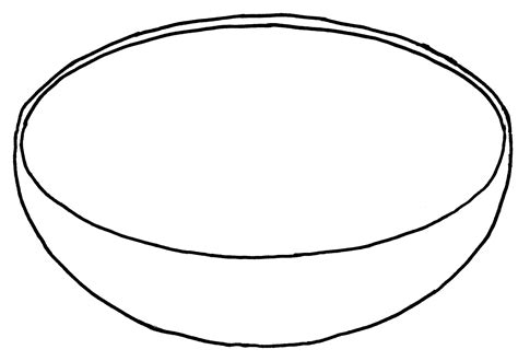 Empty Fruit Bowl Template