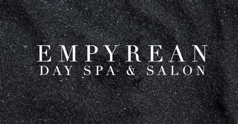 Empyrean day spa & salon. Quote from John Steinbeck - "It is my considered opinion that the hairdresser is the most influential person in any community. When the public goes to a... 