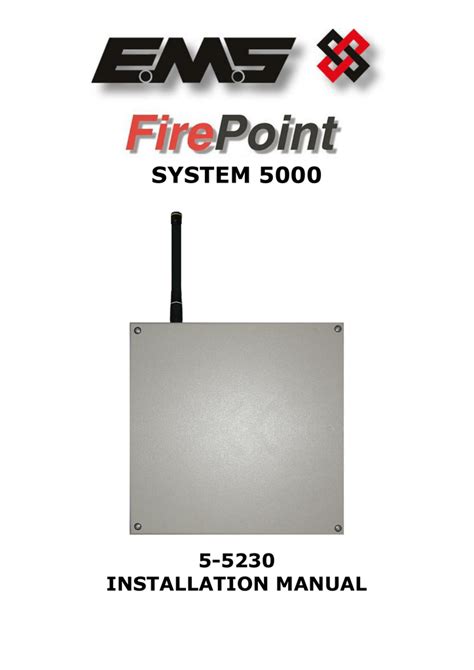 Ems fire point system 5000 installation manual. - Chapter 12 chemistry study guide answers.