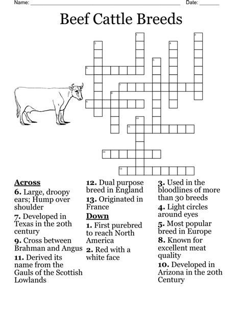 Emulated a cow Crossword Puzzle Clue Answers