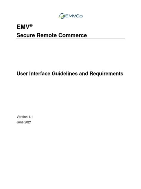 Emvco specifications. EMV Specifications are technical requirements for ...
