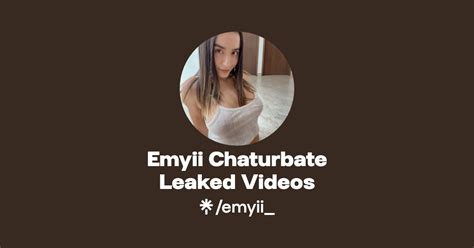 Emyii Onlyfans Leak