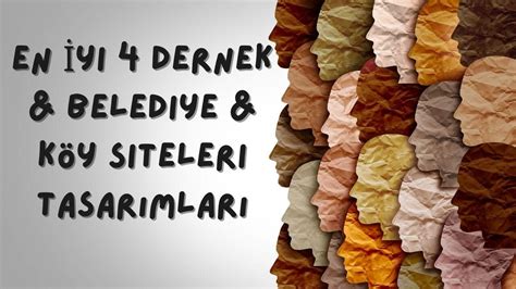 En İyi 4 Dernek & Belediye & Köy Siteleri Tasarımları.
