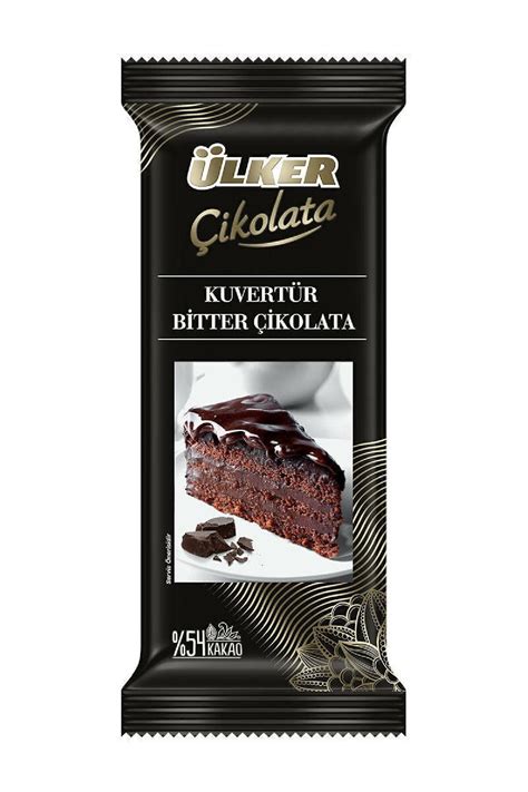 En Ucuz Ülker Kuvertür %54 Bitter Tablet Çikolata 200 gr. 