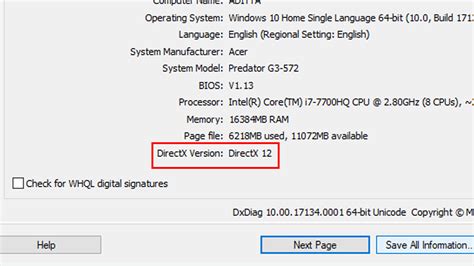 En güncel işletim sisteminde yani Windows 10 ise DirectX 12 yüklü halde geliyor.