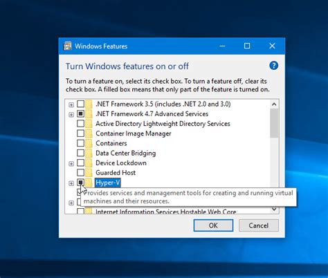 Enable Hyper V On Windows 10 Microsoft Docs