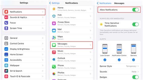 Enable app notifications for iPhone Total Triage