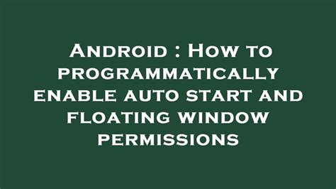 Enable debug overlay android auto.  programmatically: To enable the ov...