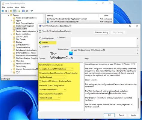 Enable or Disable Credential Guard in Windows 11/10 - TheWindowsClub