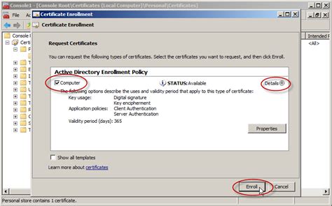 Enabling HTTPS on Windows Server 2008/2012 Certificate Authority for