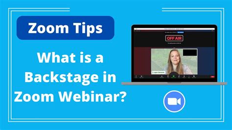 Enabling Webinar Backstage – Zoom Support