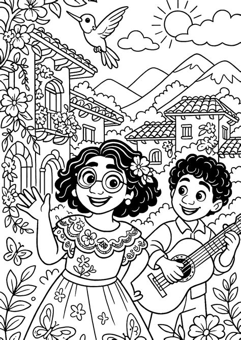 Encanto Coloring Shee