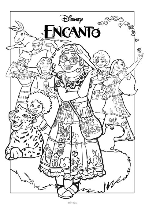 Encanto Coloring Sheets Printable Customize and Print