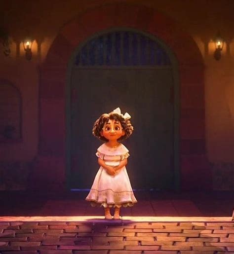 1. Mirabel is the first main Disney animated female character to wear glasses — and one of the reasons she does is that her name comes from the Spanish word "mira," meaning "look." Disney. This .... 
