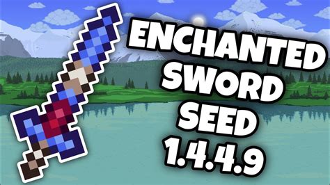 Enchanted sword can spawn without a shrine. In my world, using the seed: 2.2.1.05162020, if you dig down until around the cavern layer you will encounter a glowing mushroom biome. To the left, under water there is an enchanted sword without a shrine. I cant find this mentioned anywhere on the page, so maybe someone should put it there.. 