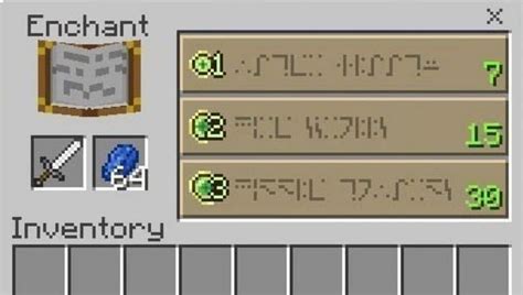 Enchantment Language Minecraft