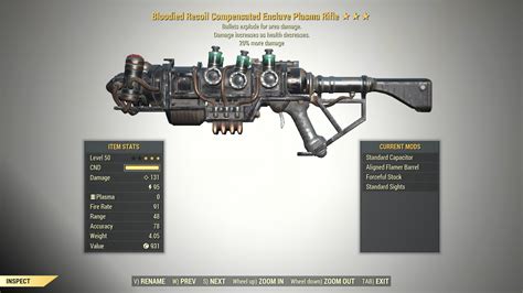 I repair it to 150% because I don't have an endless stash box like others. However the condition bar on my particular enclave flamer is incredibly small. Different mods I would assume increase the condition bar size. I have refined beta wave tuner, aligned flamer barrel, stabilised stock and reflex sight.. 