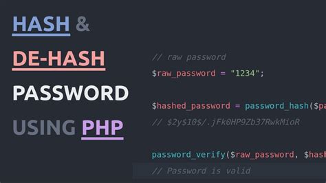 Encode password in php