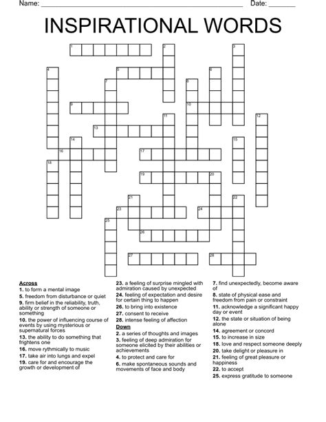 Encourage 2 words crossword clue. Today's crossword puzzle clue is a quick one: Encourage, two words. We will try to find the right answer to this particular crossword clue. Here are the possible solutions for "Encourage, two words" clue. It was last seen in Daily quick crossword. We have 1 possible answer in our database. Sponsored Links Possible answer: E G G O N 