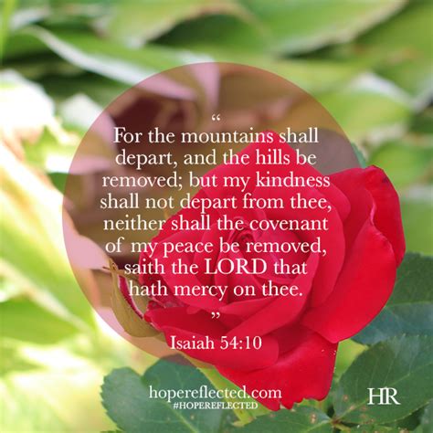 Encouragement: Isaiah 54:10 - Hope Reflected