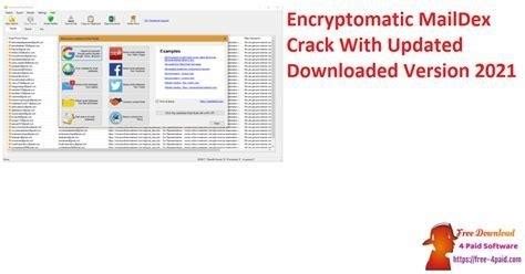 Encryptomatic MailDex 2023 V1.5.2.0 With Crack 