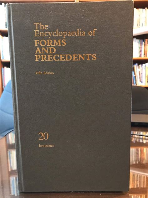 Encyclopaedia Of Law And Forms