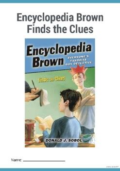 Encyclopedia brown finds the clues study guide. - Festschrift zum 25jährigen bestehen der nordrhein-westfälischen vogelschutzwarte essen-altenhundem.