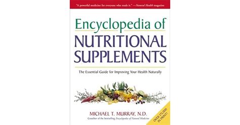Encyclopedia of nutritional supplements the essential guide for improving your. - Imagen y huella de juan manuel cajigal.
