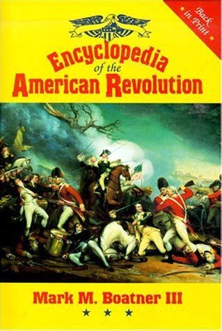 Full Download Encyclopedia Of The American Revolution By Mark Mayo Boatner Iii