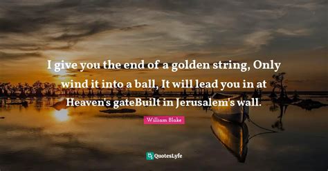 End Of A Golden String