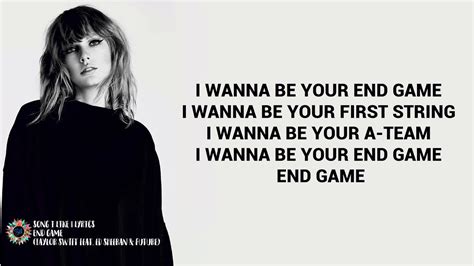 End game taylor swift lyrics. Things To Know About End game taylor swift lyrics. 