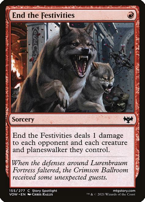 End the Festivities · Innistrad: Crimson Vow (VOW) #155 · Scryfall ...