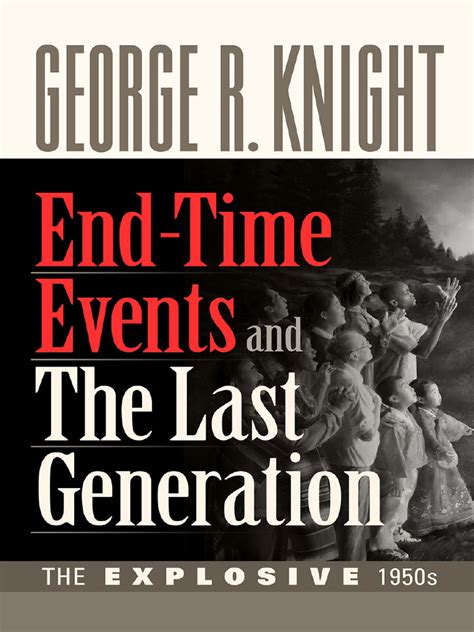 Read End-Time Events and The Last Generation