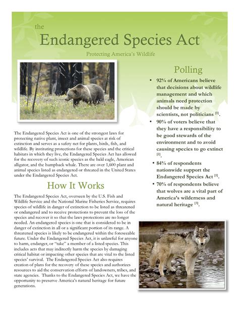 Endangered species act ppt. C.  Saving these The document explains the differen...