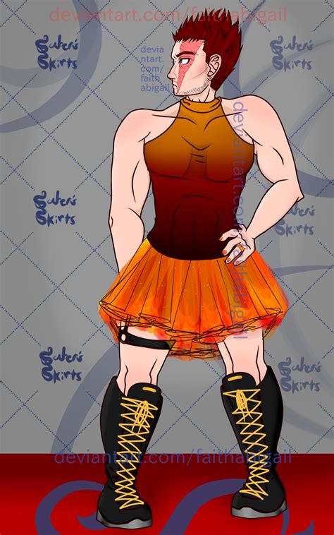 Endeavor and wear a skirt by FaithAbigail on DeviantArt